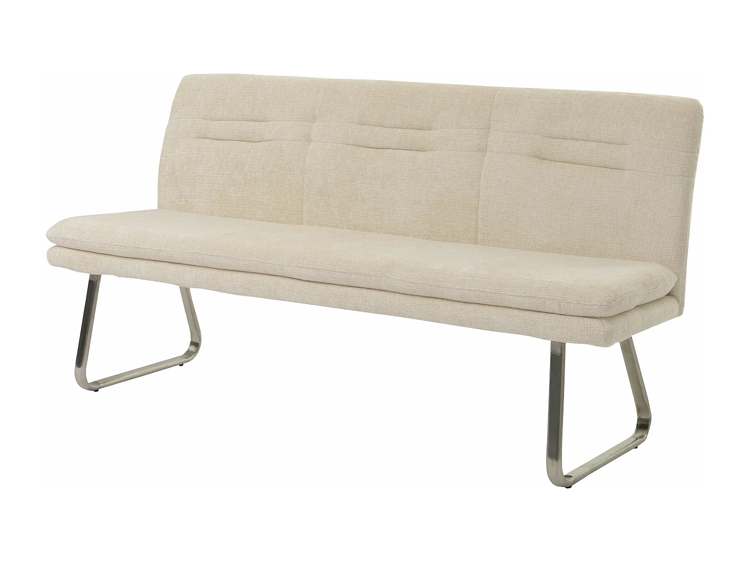 Banco corrido MCW-H70,  creme