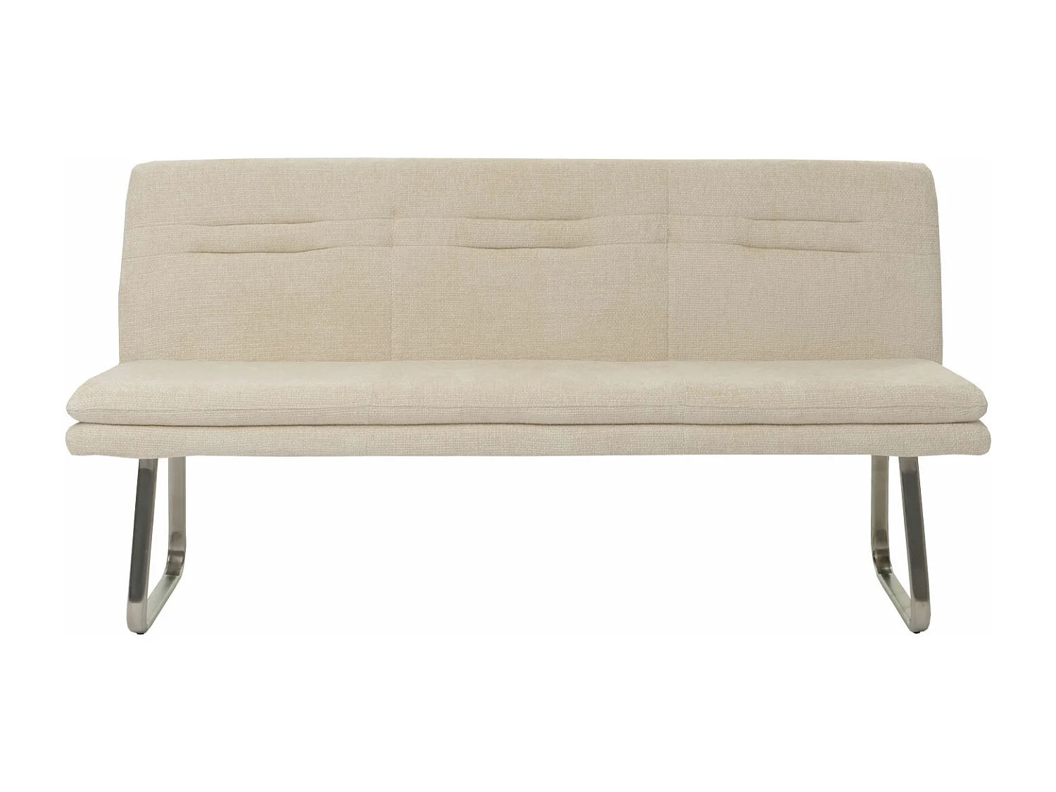 Banco corrido MCW-H70,  creme