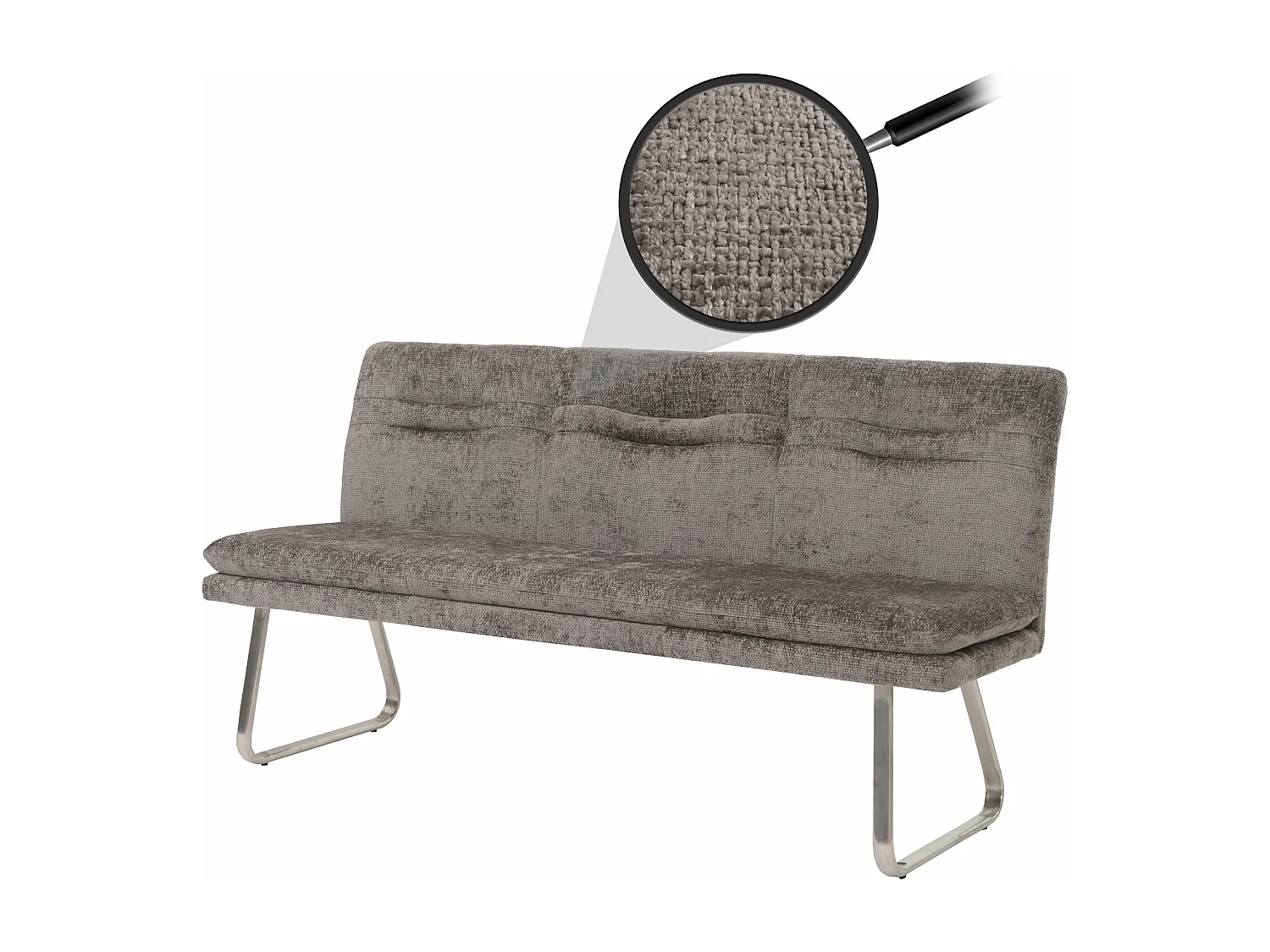 Banc MCW-H70,  gris foncé