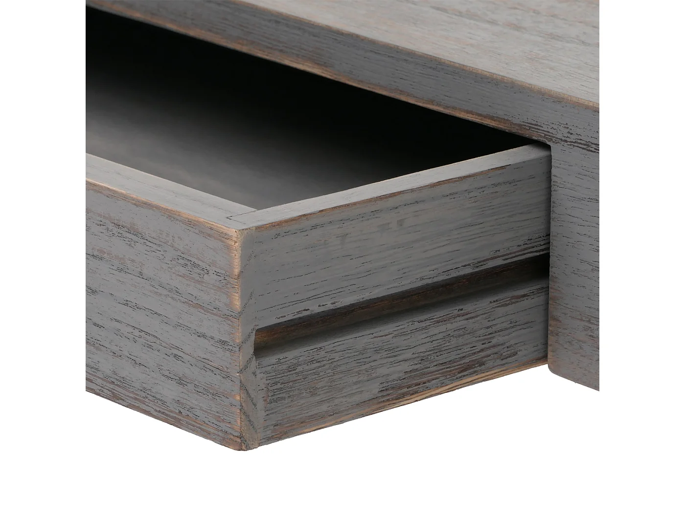 Étagère murale MCW-H37 Tiroir,  gris, shabby