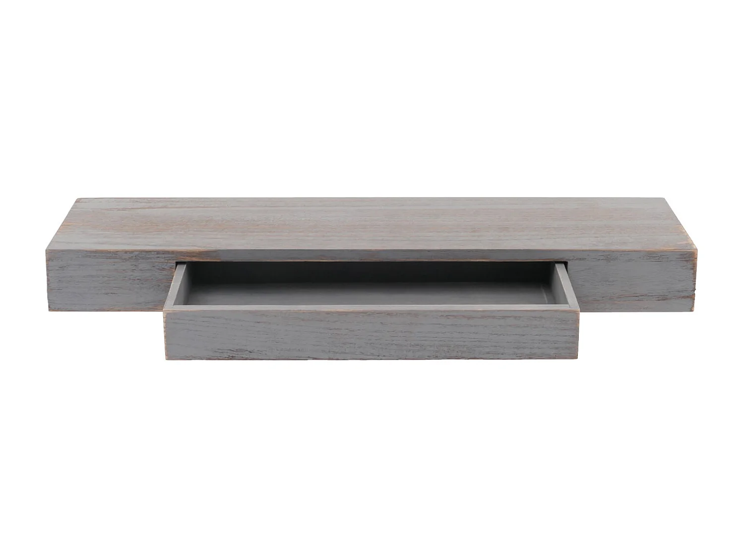 Étagère murale MCW-H37 Tiroir,  gris, shabby