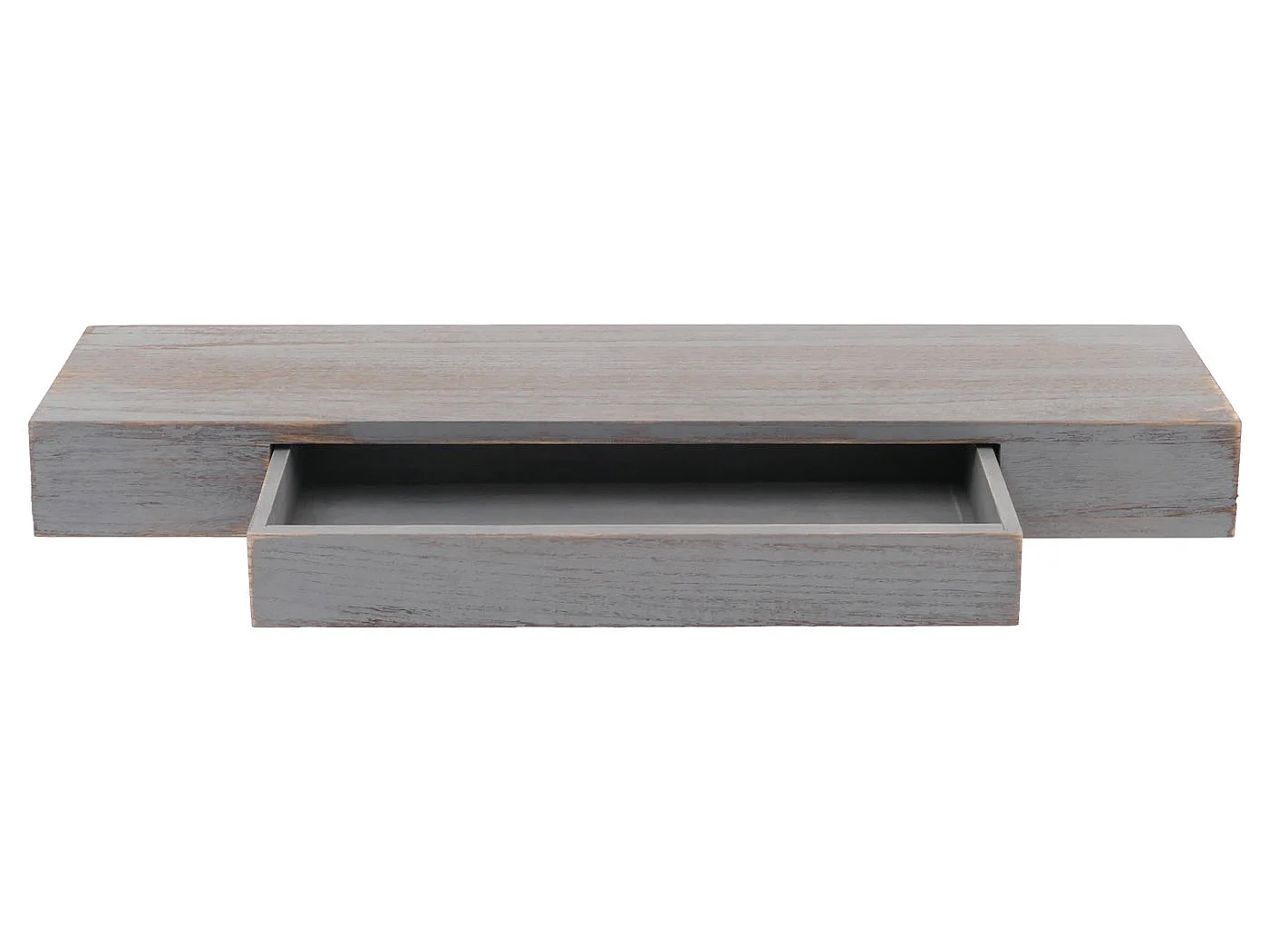 Półka ścienna MCW-H37 Szuflada,  szary, shabby