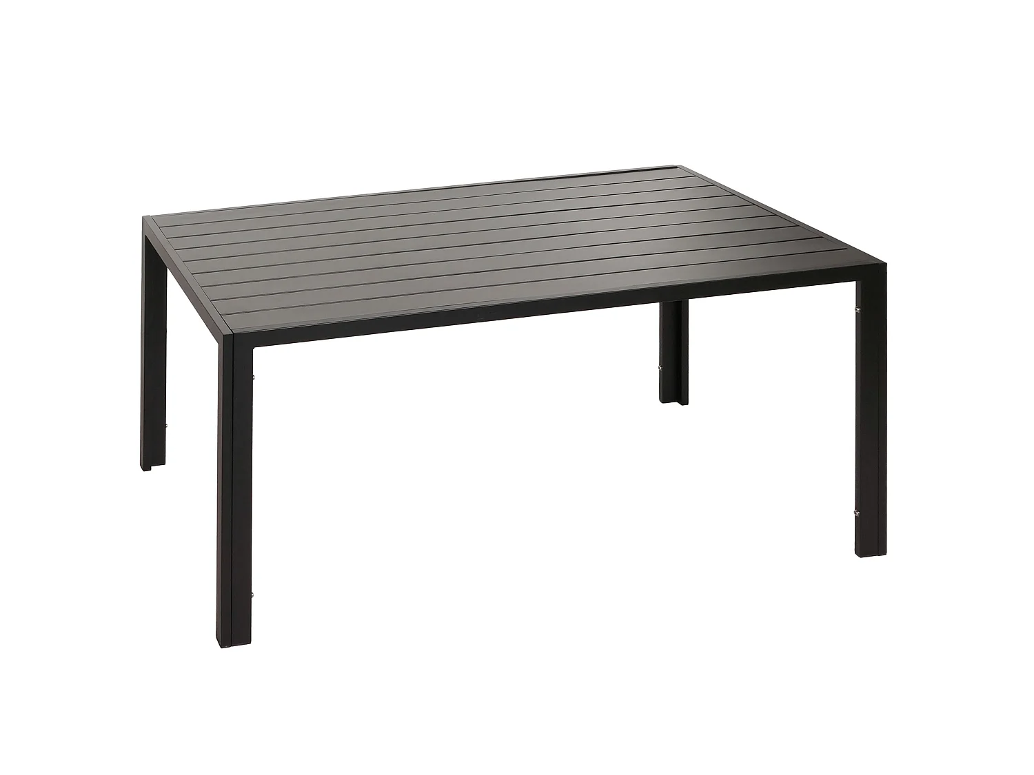 Aluminiowy stół do jadalni MCW-N40,  antracyt