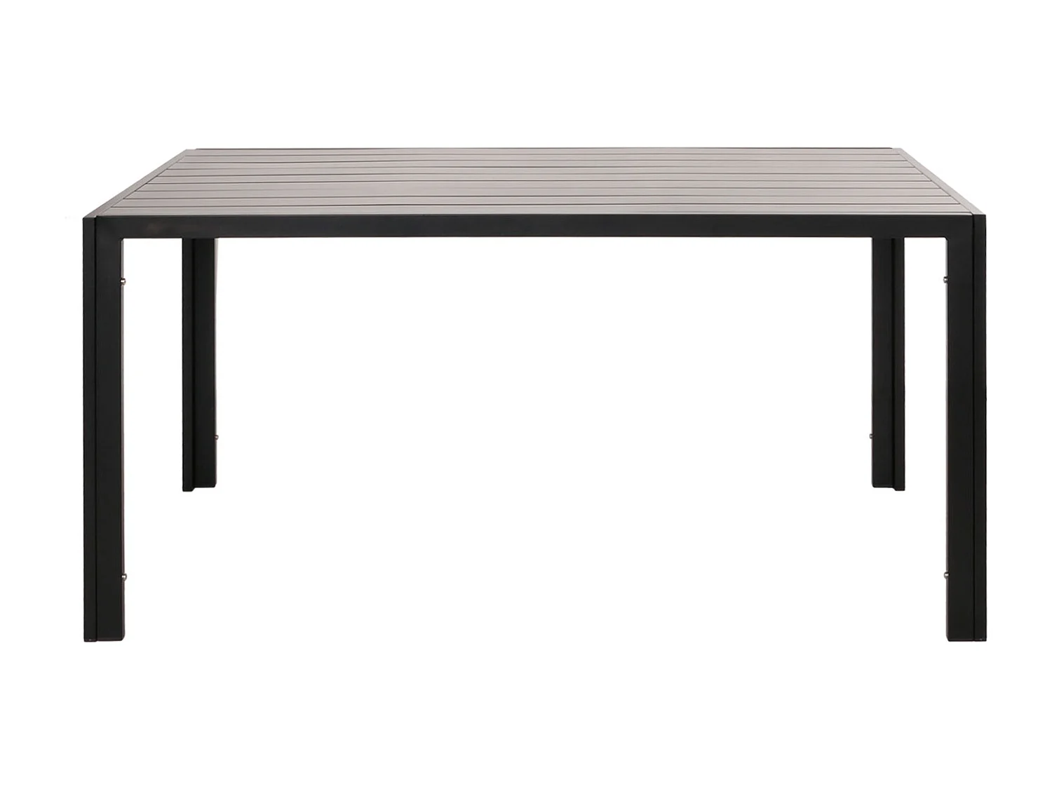 Aluminiowy stół do jadalni MCW-N40,  antracyt