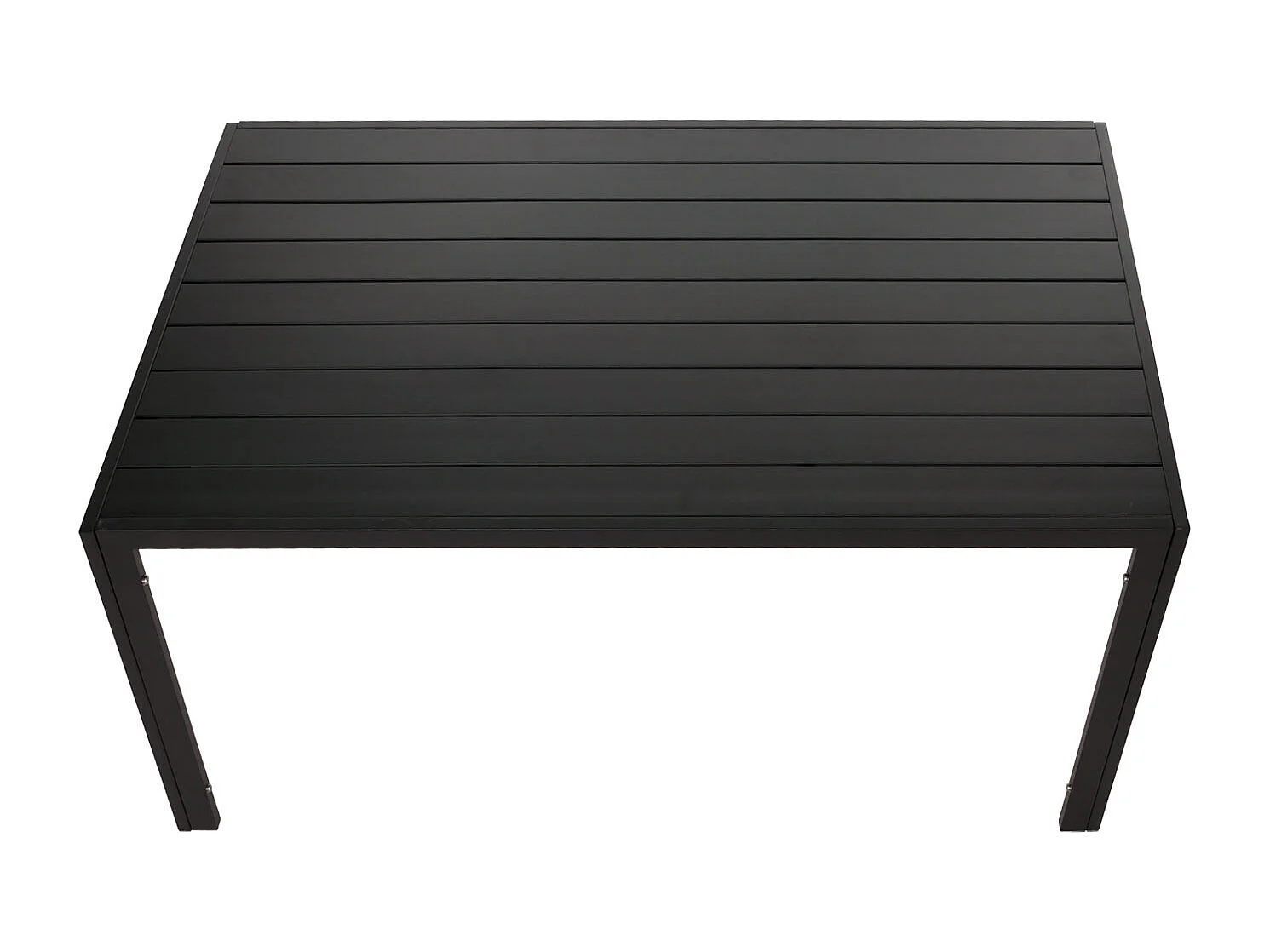 Aluminiowy stół do jadalni MCW-N40,  antracyt