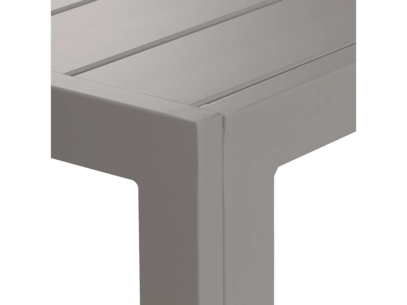MCW-N40 aluminium eettafel,  lichtgrijs