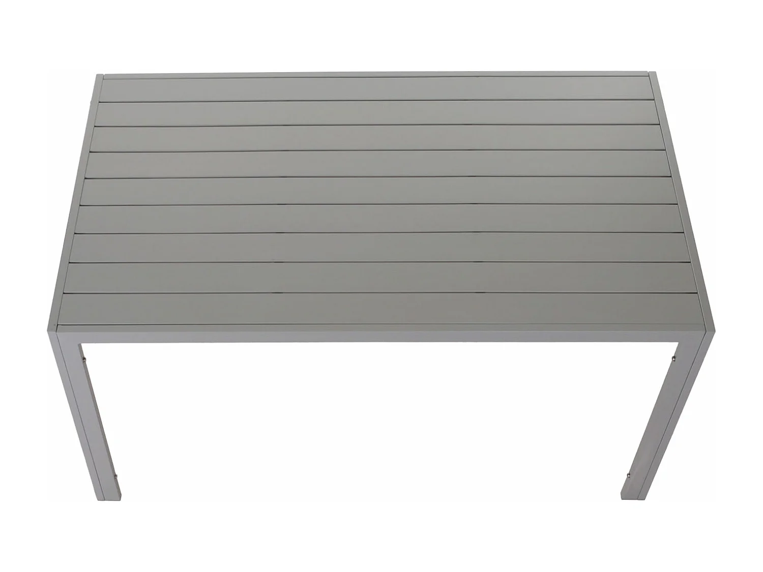 MCW-N40 aluminium eettafel,  lichtgrijs