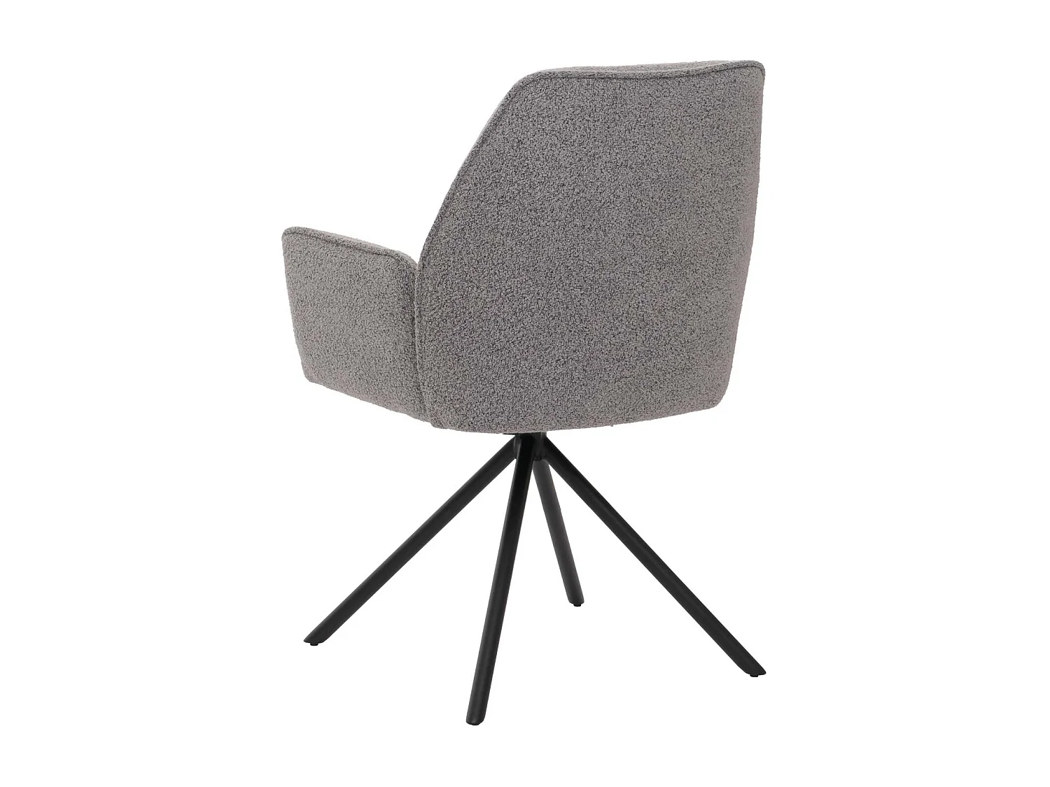 Silla de comedor MCW-G67 Bouclé,  gris claro