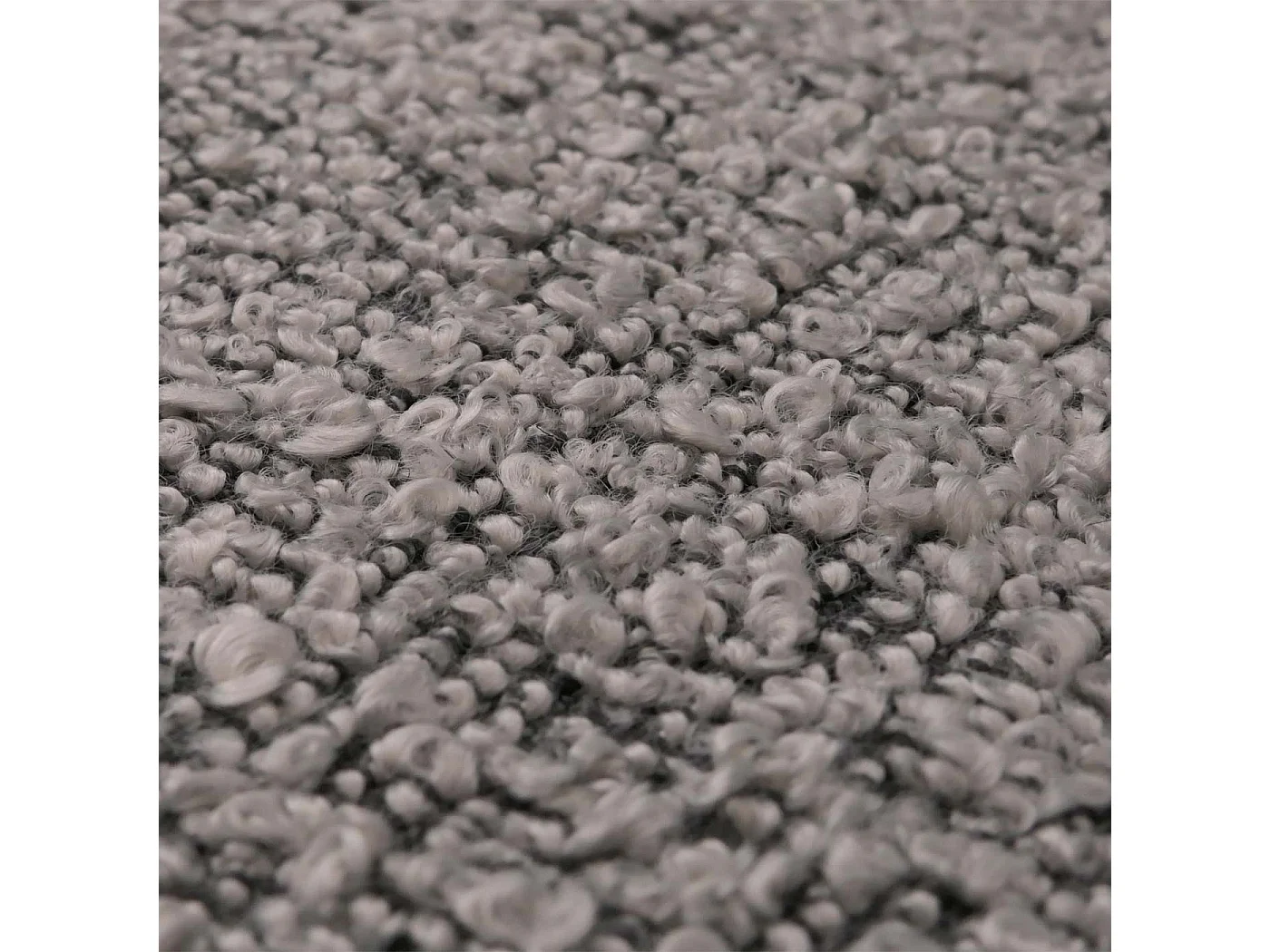 Chaise de salle à manger MCW-G67 Bouclé,  gris clair