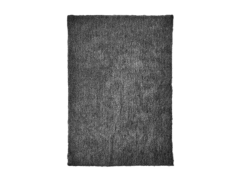 Tapis 140 x 200 cm shaggy à poils courts gris anthracite – COSMOS