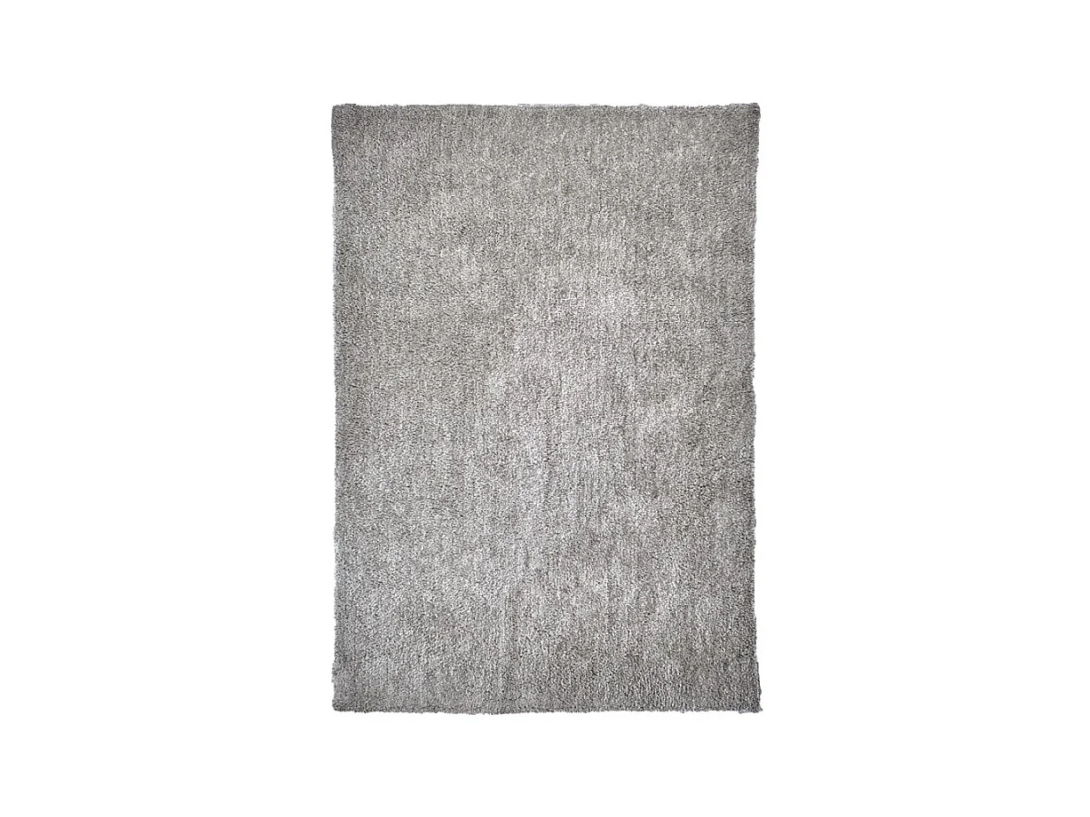 Tapis 140 x 200 cm shaggy à poils courts doux gris clair – COSMOS
