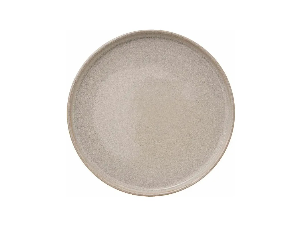 Lot de 6 Assiettes Plates "Terre Inconnue" 27cm Beige