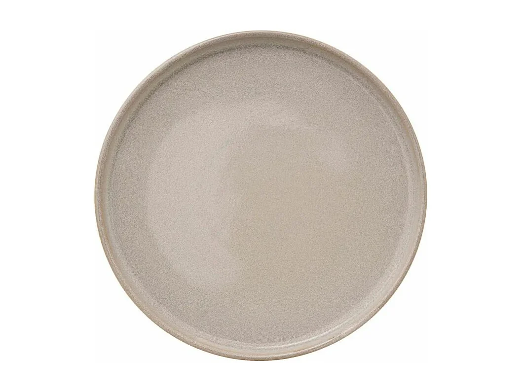 Lot de 6 Assiettes Plates "Terre Inconnue" 27cm Beige