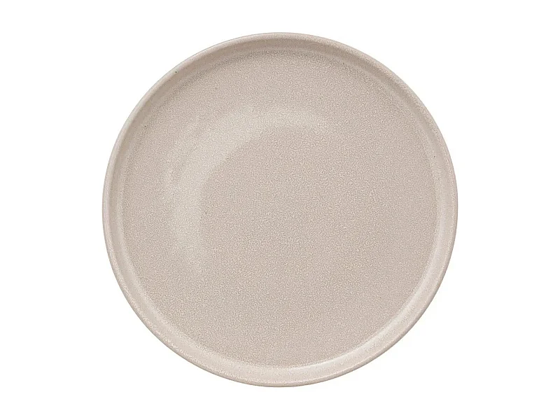 Lot de 6 Assiettes à Dessert "Terre Inconnue" 21cm Beige