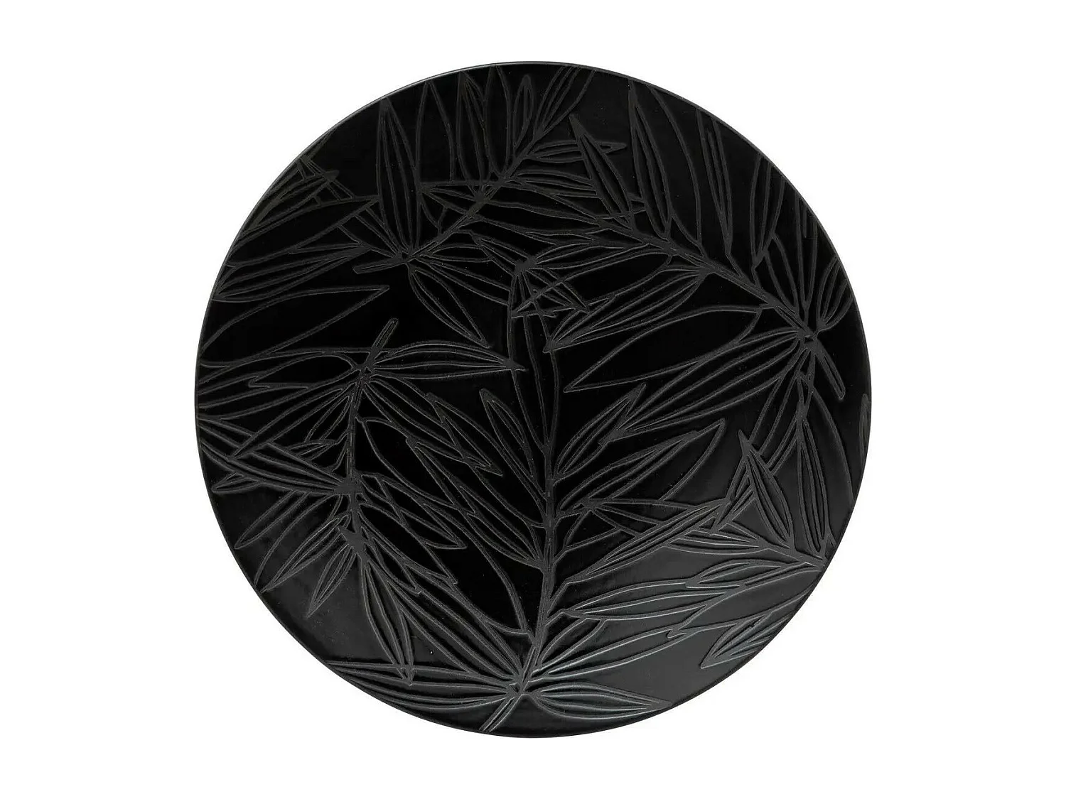 Lot de 6 Assiettes à Dessert "Vegy" 21cm Noir