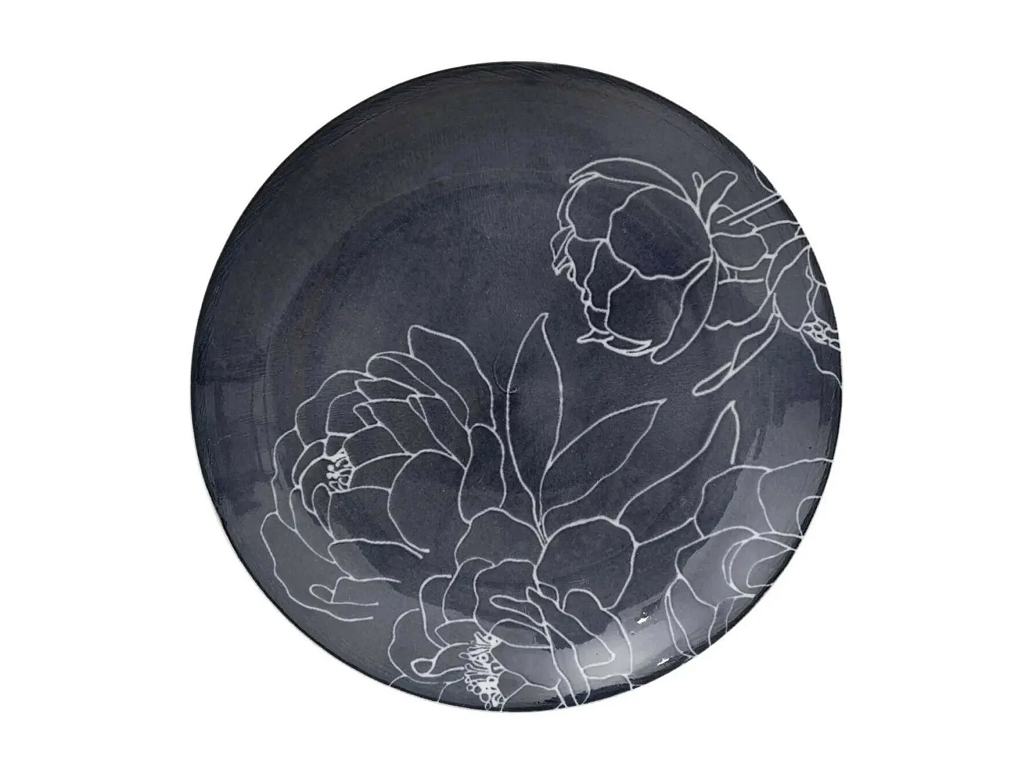 Lot de 6 Assiettes à Dessert "Thea" 19cm Bleu