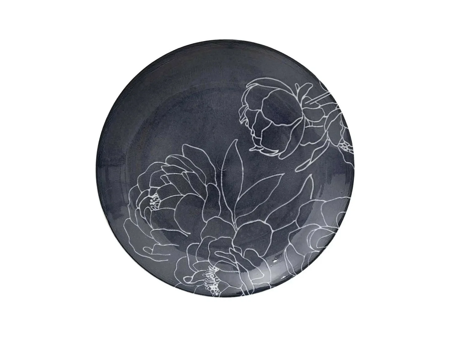 Lot de 6 Assiettes à Dessert "Thea" 19cm Bleu