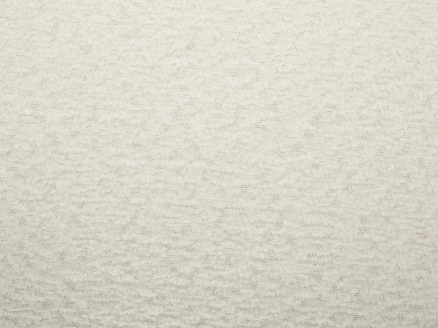 Conjunto de 6 cadeiras com apoios de braço em tecido bouclé e madeira de hévea branco e preto - SOLUNA