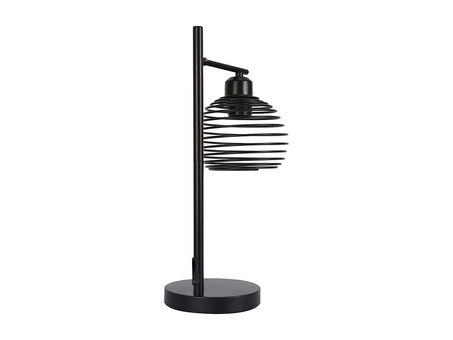 NETTLIFE Tafellamp Vintage Nachtlamp E27 - Zwart Slaapkamer Industriële metalen tafellamp Max. 40w Retro bureaulamp