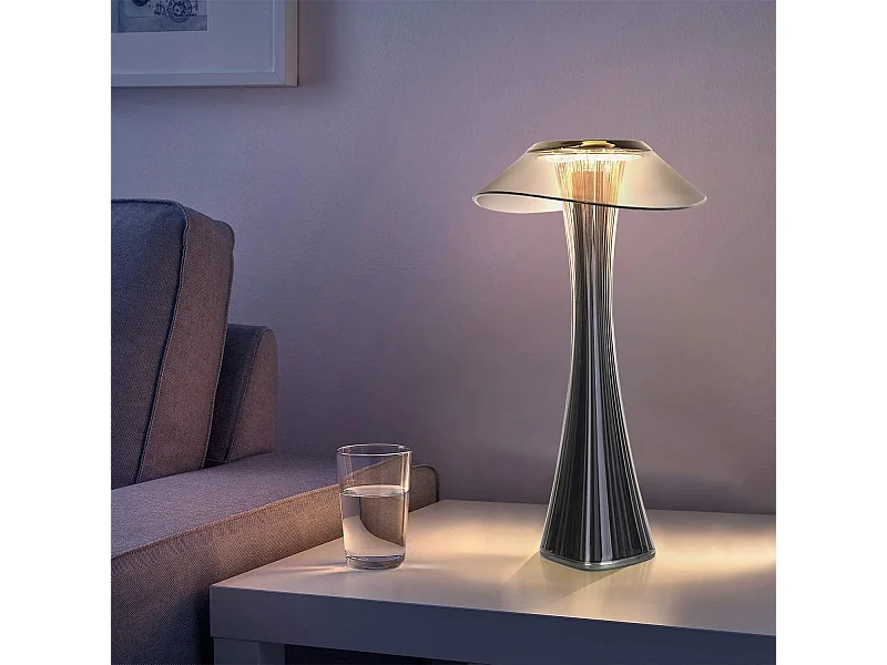 NETTLIFE Lampe de table LED ，Touch Lampe de table à intensité variable de nuit rechargeable Lampe de chevet diurne d'ambiance USB portables