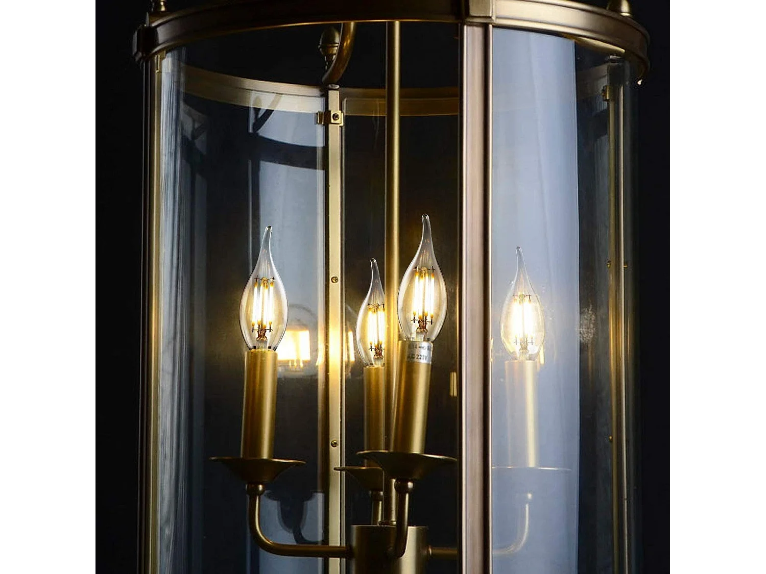 NETTLIFE Lot de 6 ampoules LED E14 4W blanc 2700K lampe bougie chaud filament rétro Edison vintage économie d'énergie en verre - non dimmable