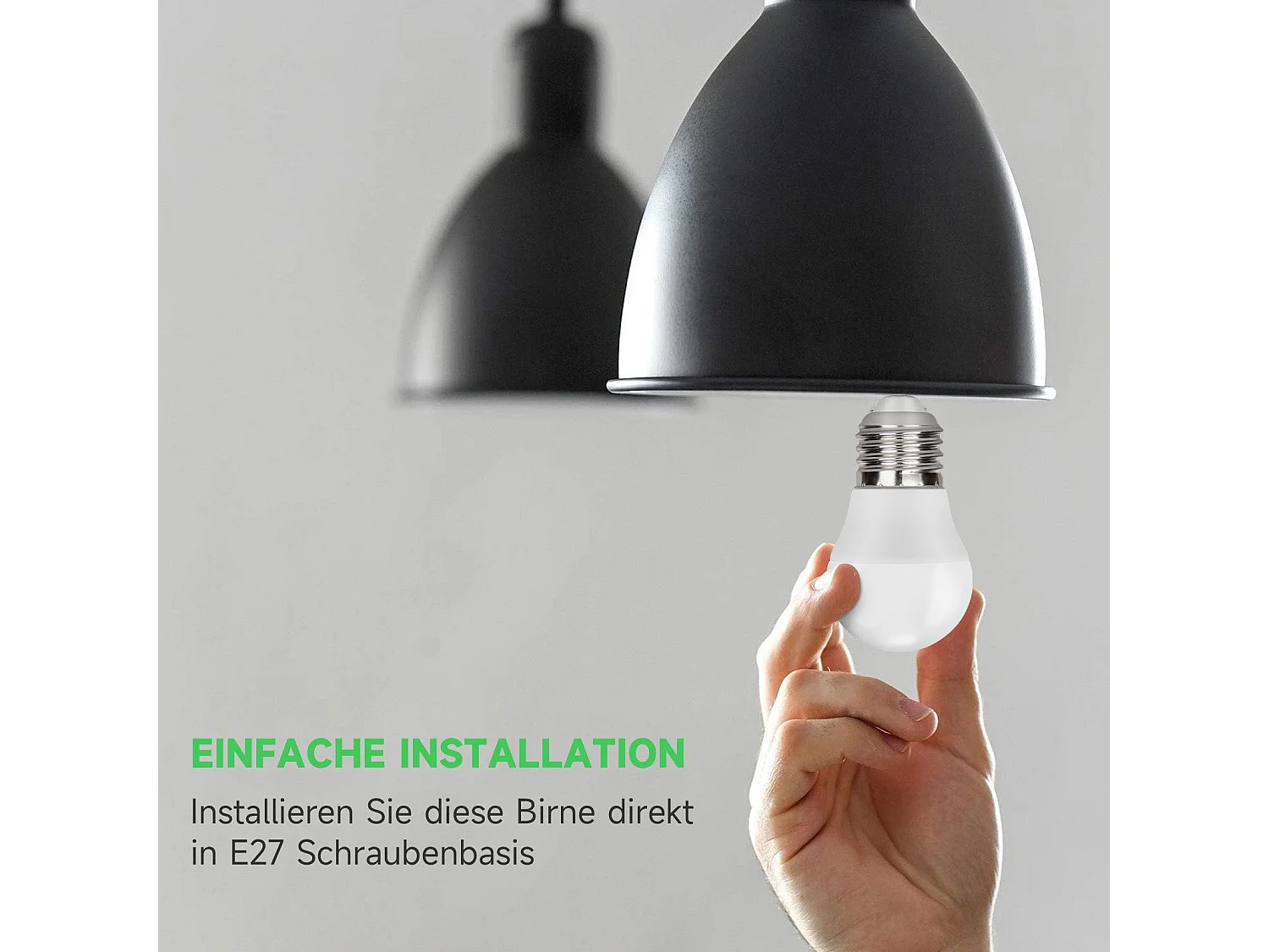 NETTLIFE Lot de 6 Ampoules LED E27 Blanc Chaud : Lampe G45 Ampoule 5W Blanc Chaud 2700K Blanc Lampe à économie d'énergie - Non dimmable