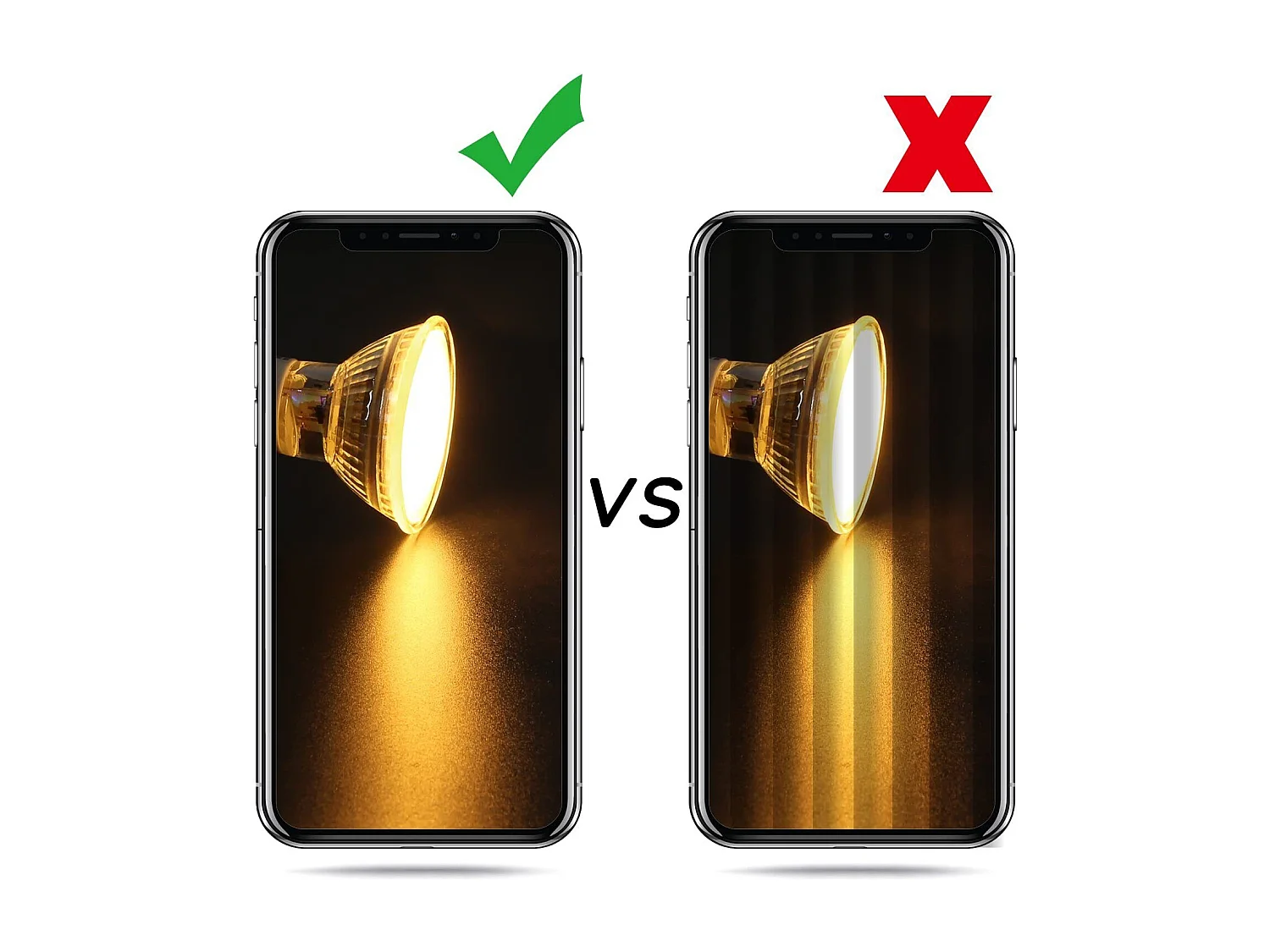 NETTLIFE Pakket van 10 warm wit LED - GU10 - bollen, 3W, 240 lumen, PAR16 - inbouwspot, straalhoek 120°, 3000K, voor keuken, plafond, muur, woonkamer.