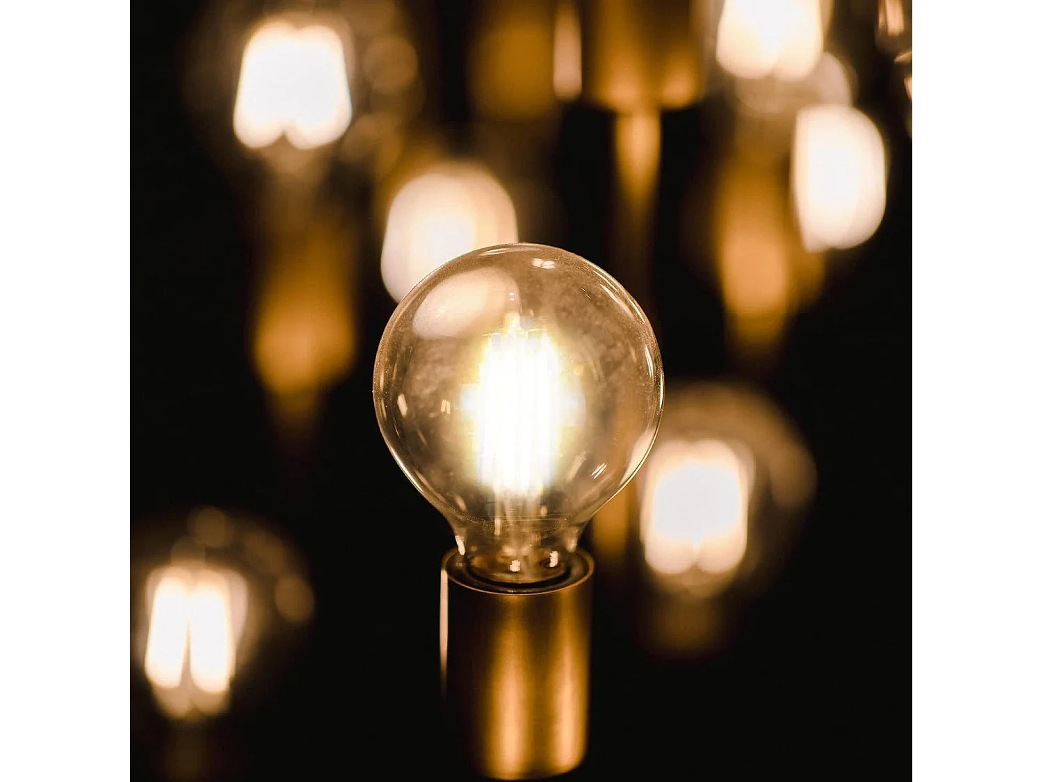 6 E27 LED-Glühbirnen G45 Vintage Retro Glühbirne Warmweiß 2700 K Glühbirnen 4 W