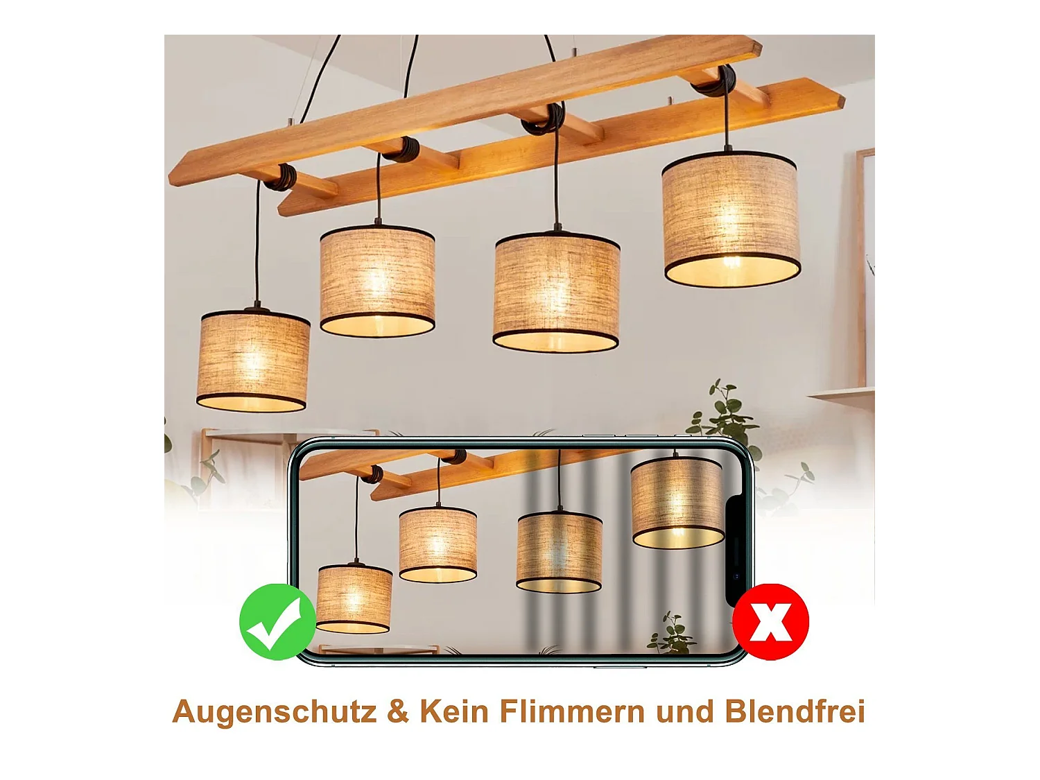 NETTLIFE Set van 4 LED - lampen met E27 - voet, warm wit, vintage, T45, 4W, 2700K, Edison - stijl, energiebesparende glazen lampen.