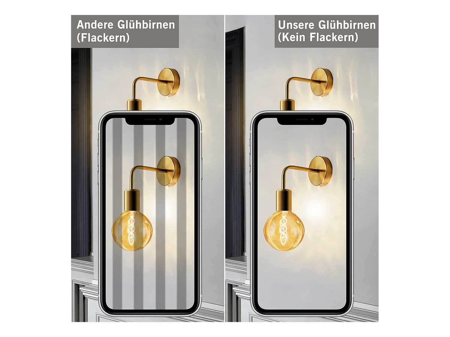 NETTLIFE LED - E27 - G125 - grote, retro - Edison, witte warme filament - decoratieve gloeilampje - 4W - nostalgisch licht - energiebesparend.