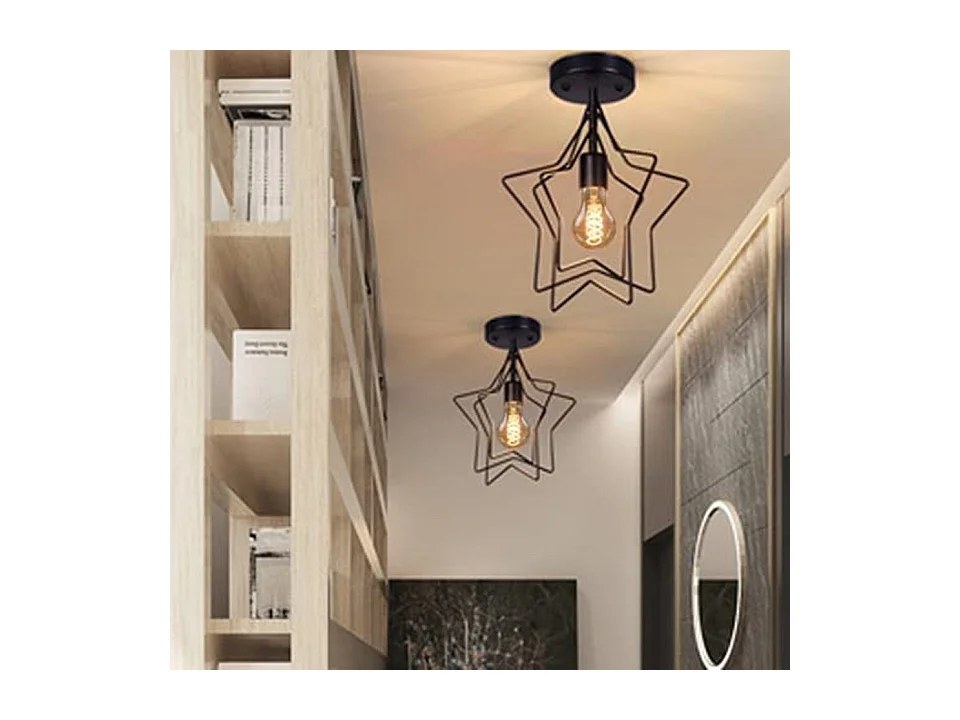 NETTLIFE Lot de 1 ampoules LED E27 vintage : ampoule à filament blanc chaud A60 2200K Edison rétro 4W décorative antique économie d'énergie éclairage