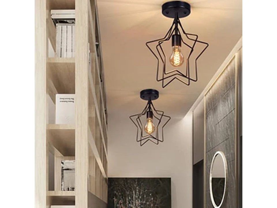 NETTLIFE Juego 1 Bombilla LED Vintage E27, Filamento Blanco Cálido A60 2200K Edison Retro 4W, Iluminación Decorativa, Ahorro Energía