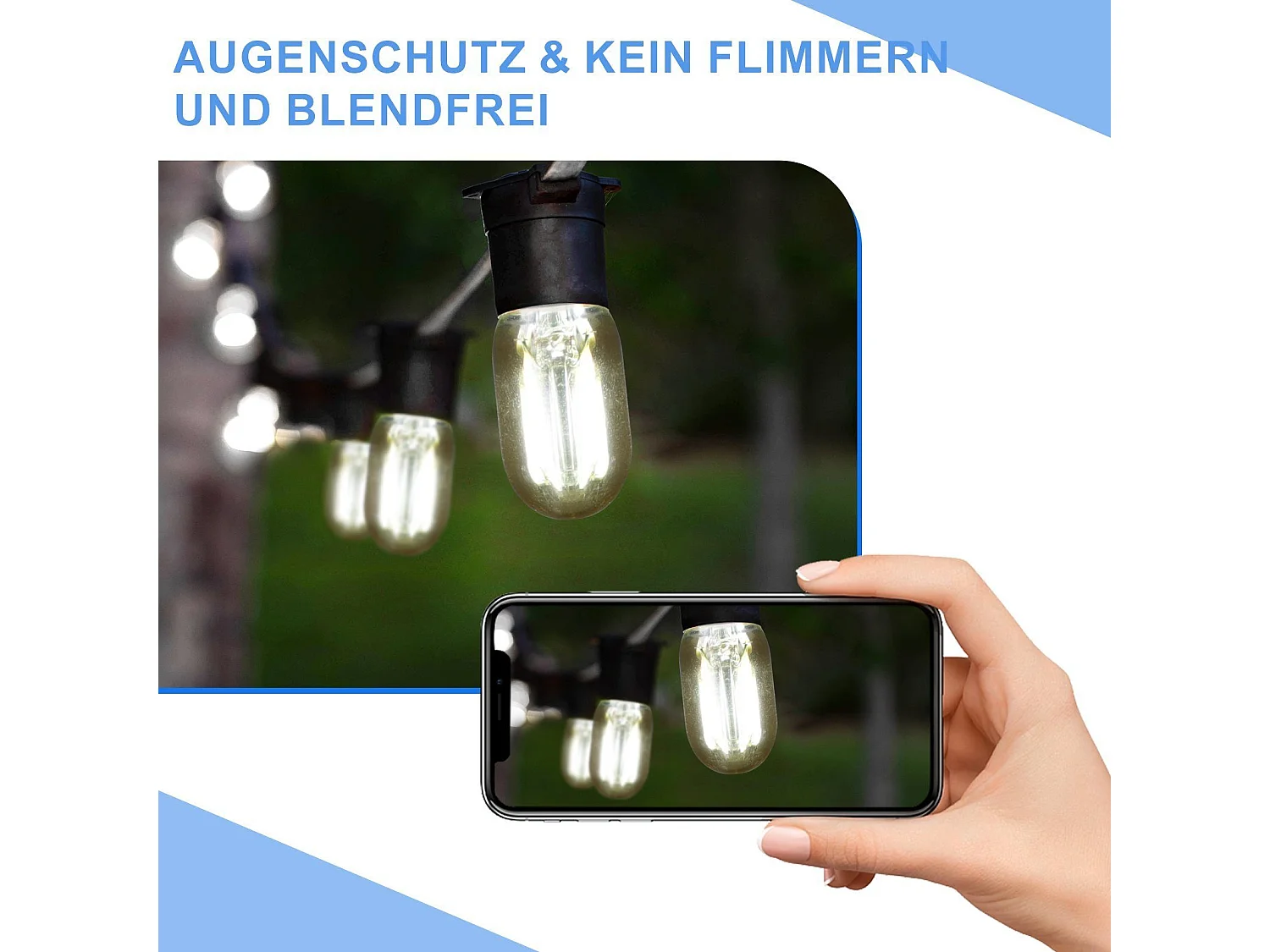 4 LED-Lampen E14 Kaltweiß Vintage Lampen T22 2w Retro Edison 6000k Energiesparend