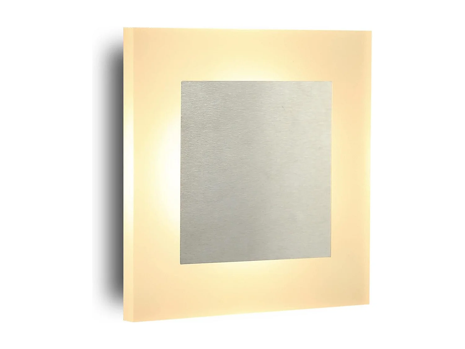 NETTLIFE LED lampe murale d'intérieur éclairage mural moderne 3000K blanc chaud en fer et acrylique Ø16cm 7W lampe de couloir