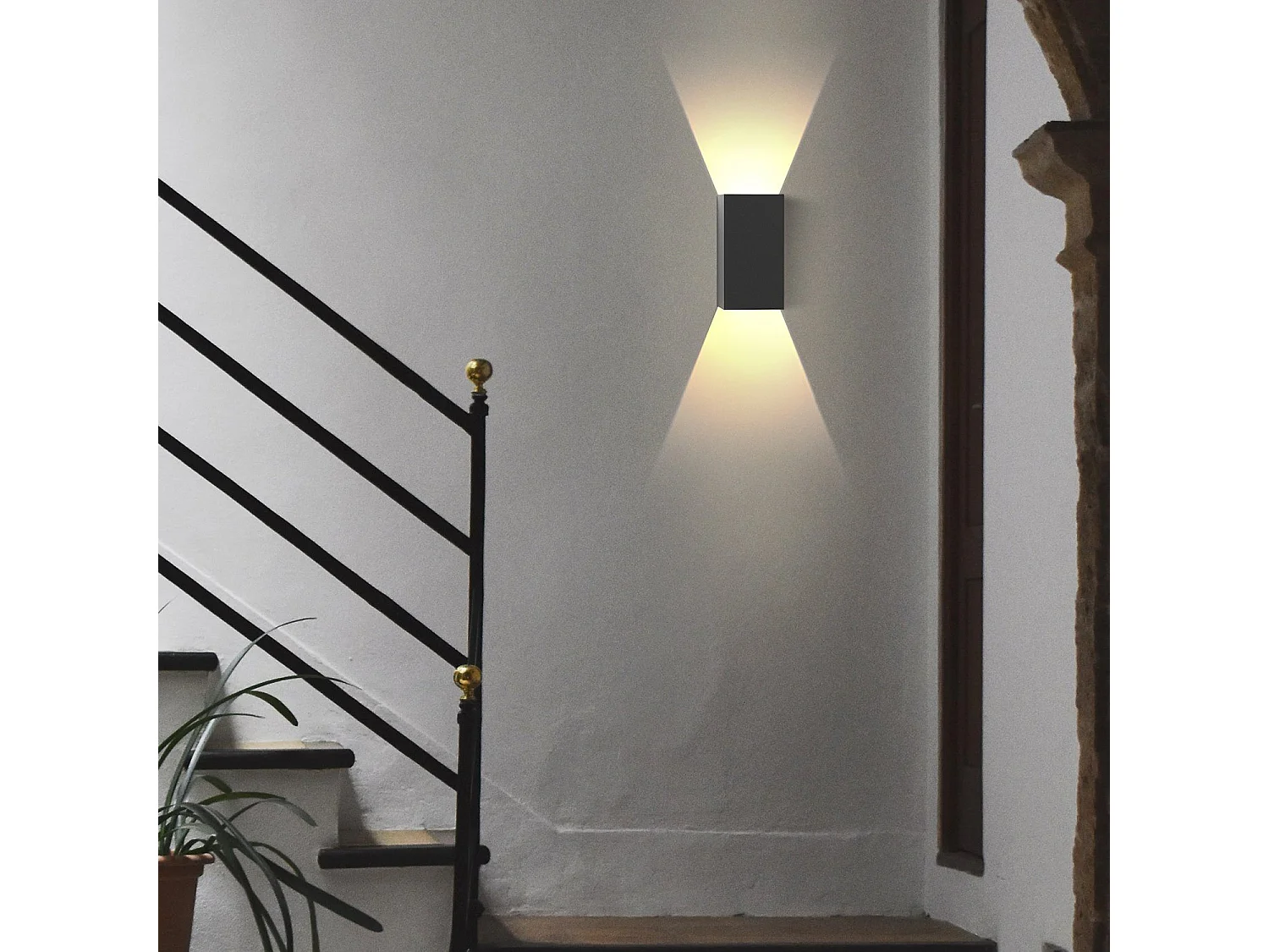 Lot De 2 Applique Murale LED Pour Intérieur 5w Ip65 3000k