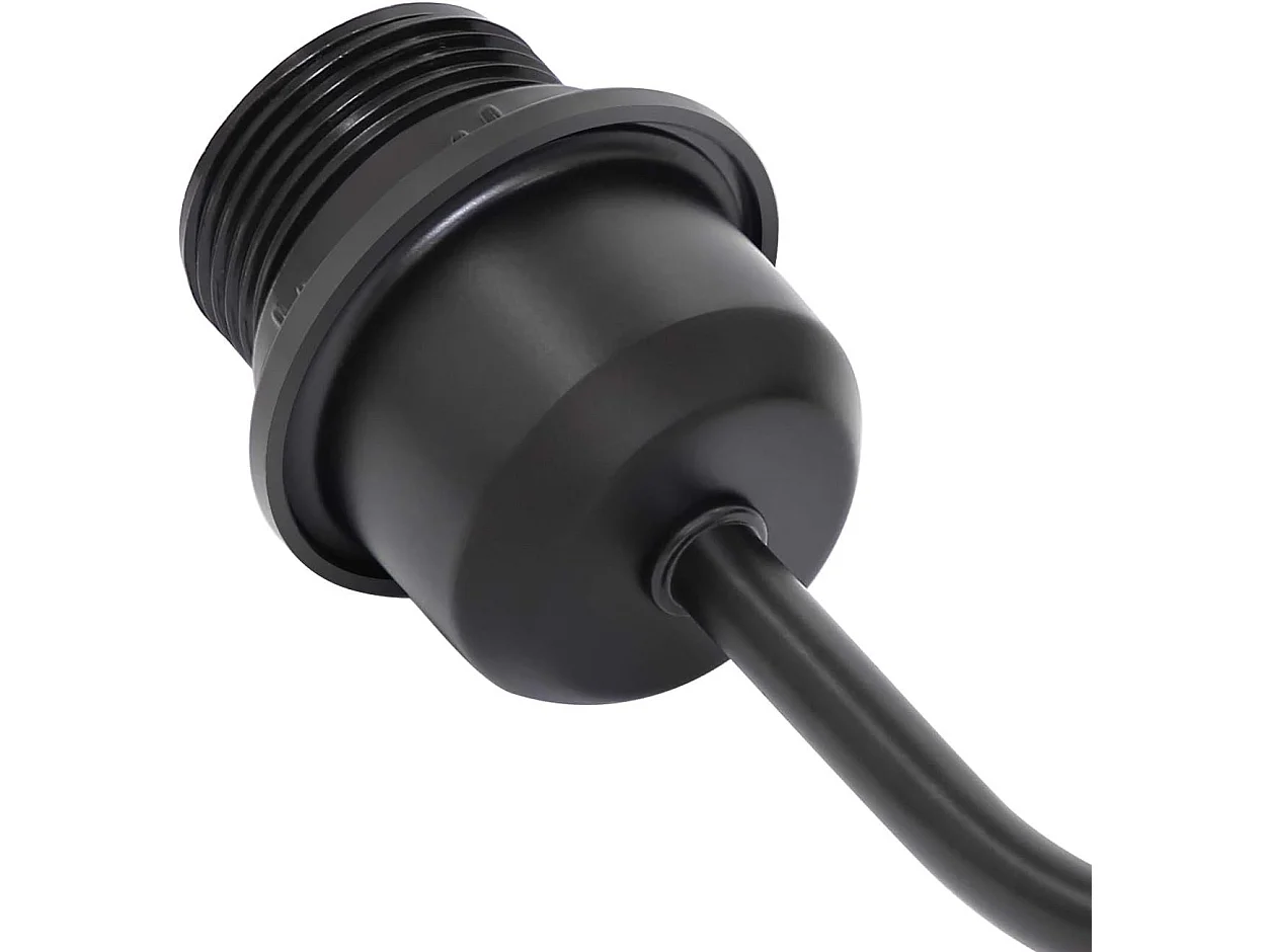 NETTLIFE applique murale vintage lampe d'intérieur éclairage mural rétro lampe de couloir noire E27