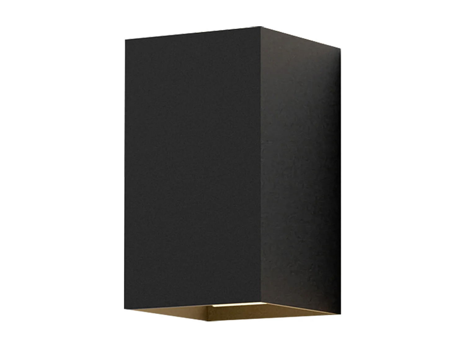 NETTLIFE Applique murale LED extérieure et l'intérieur :  éclairage mural noir, lampe d'extérieur, mur de maison 5 W IP65 blanc chaud 3000 K