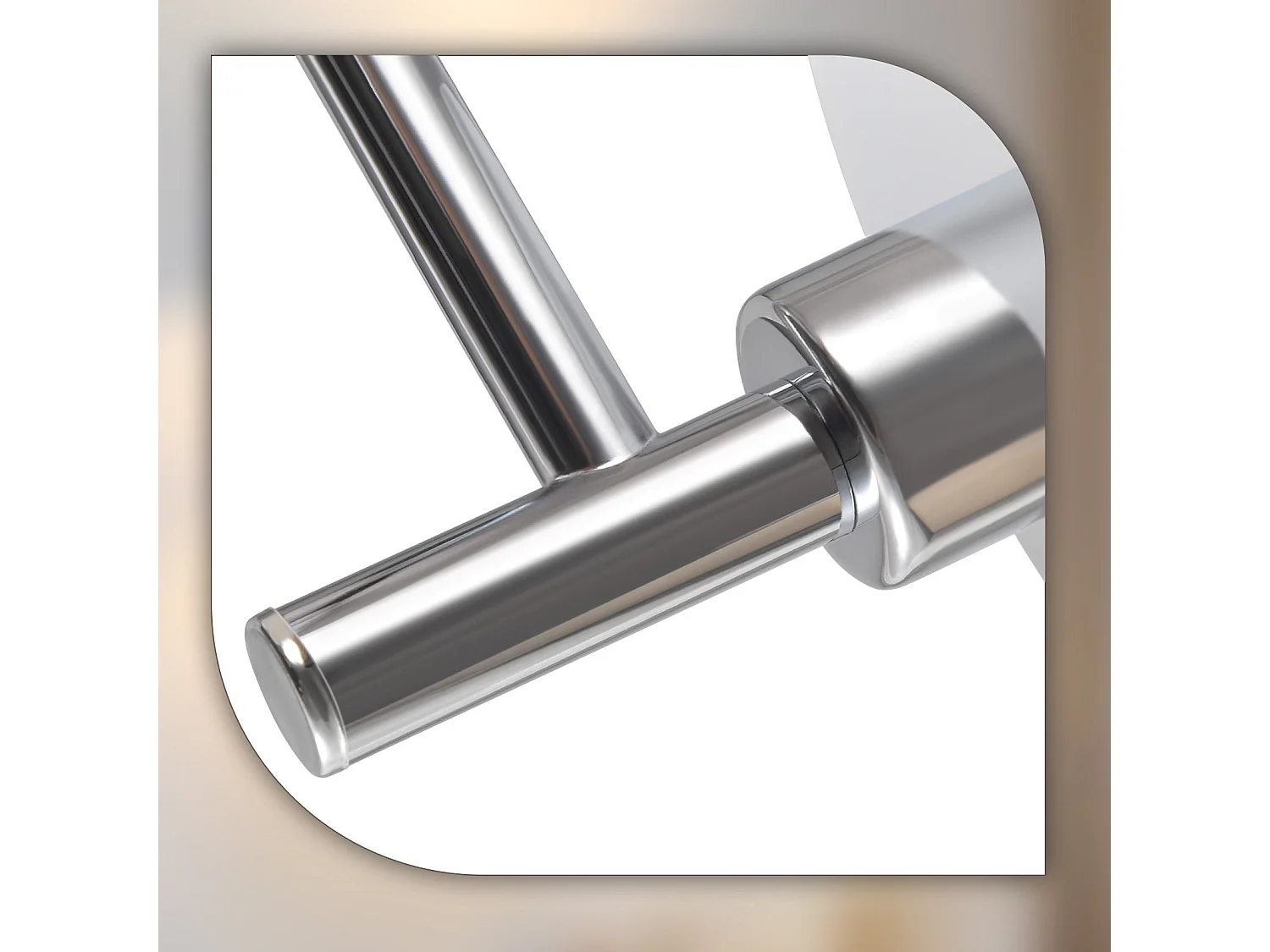 NETTLIFE Applique murale intérieur pour chambre à coucher - Design en métal blanc, créative lampe de couloir G9 Sans ampoule (Max. 25W).