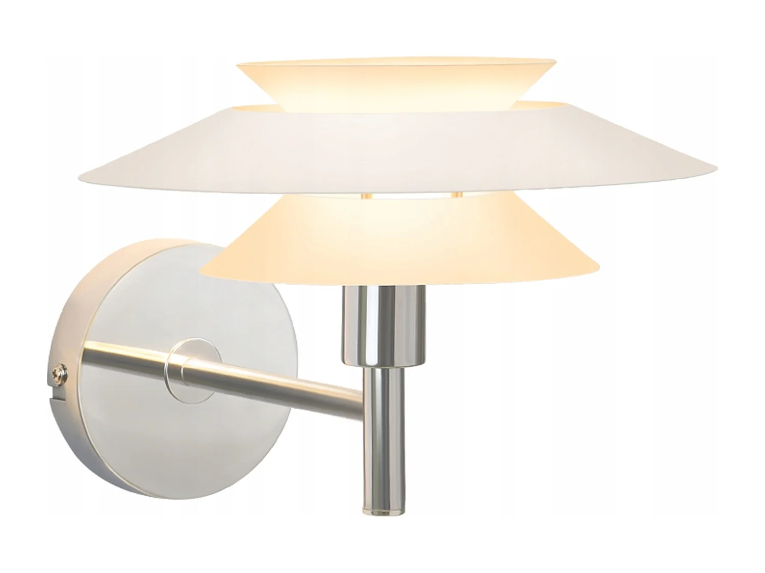 NETTLIFE Applique murale intérieur pour chambre à coucher - Design en métal blanc, créative lampe de couloir G9 Sans ampoule (Max. 25W).