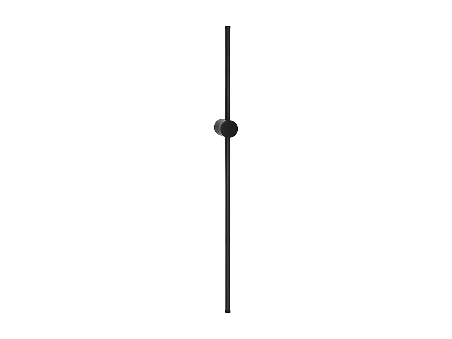 NETTLIFE LED Applique murale intérieure - 100CM  noir 8W lampe de salon pivotante minimaliste lampe de nuit blanc chaud 3000K