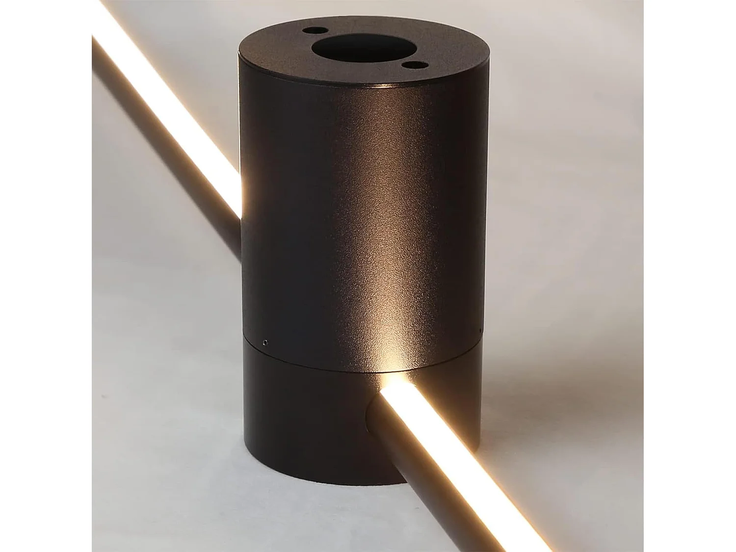 NETTLIFE Aplique LED para Interiores - 100 CM Negro 8 W Lámpara Giratoria Minimalista para Sala de Estar Lámpara de Noche Blanco cálido 3000 K