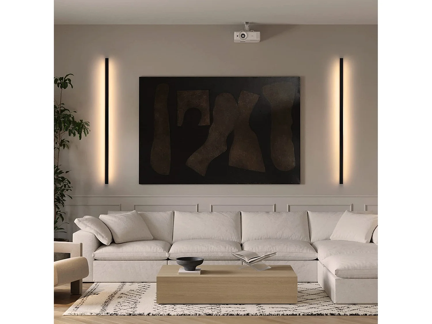 UrbanHomes LED Wandleuchte Schwarz - Mit USB-Ladefunktion & Schwanenhals Für Schlafzimmer