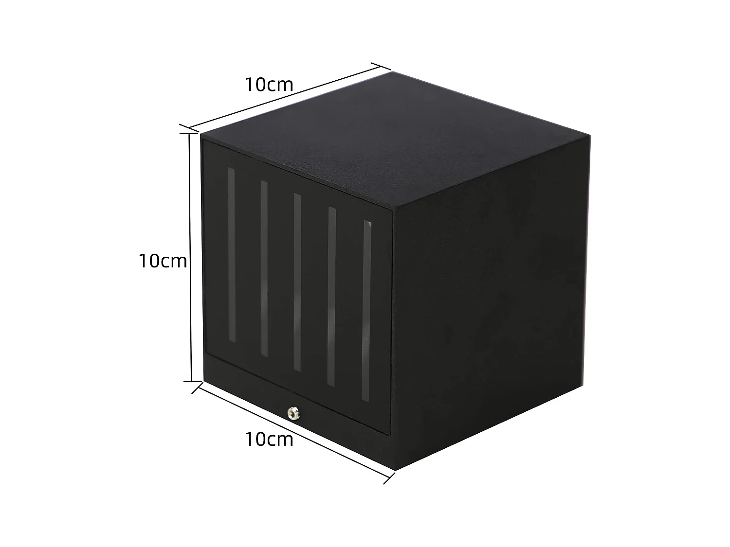 NETTLIFE 2 - delen Wandlamp met LED voor binnen en buiten - Zwart, buitenlamp IP65, waterdicht, buitenwandlamp, 3000K koude wit, up - down, 10W.