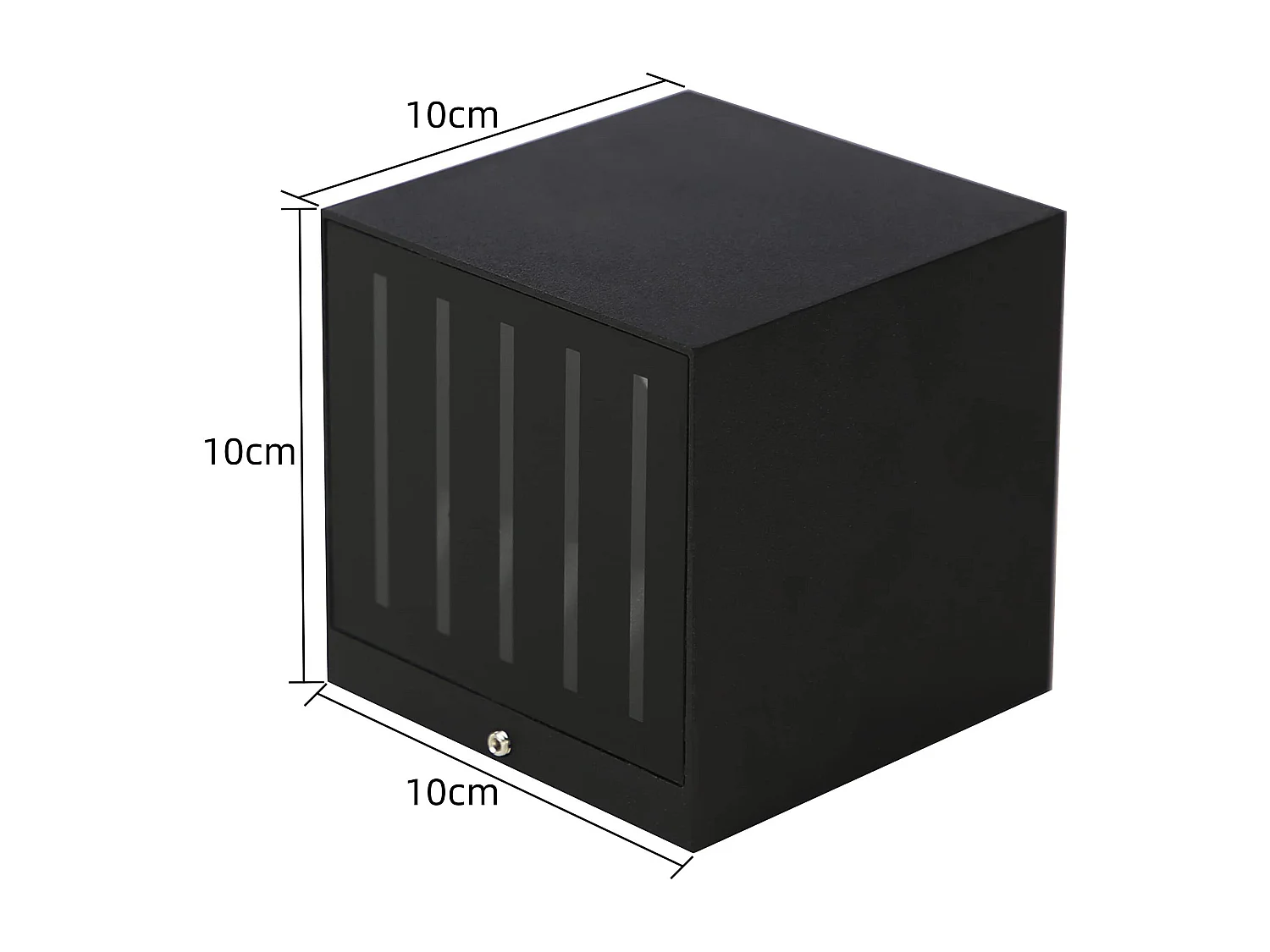 NETTLIFE  2 pièces Applique murale LED Intérieur & Extérieur - Noir Lampe extérieure IP65 Etanche Applique extérieure 3000K Blanc froid Up Down 10W