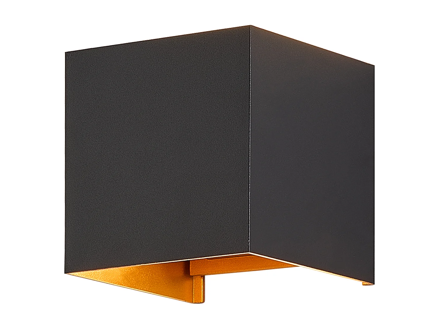 NETTLIFE LED Applique Noire - Extérieur/Intérieure Lampe Murale 5W  ，double faisceau réglable étanche IP65 230V 3000K