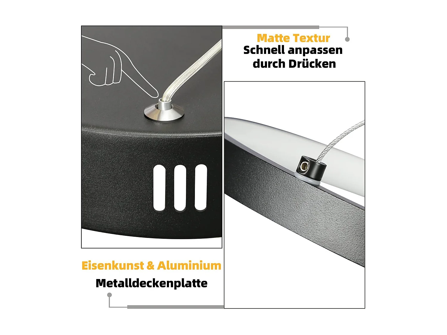 NETTLIFE LED Hanglamp zwart 4 lichts dimbaar met afstandsbediening eettafel lamp met ring Ontwerp in hoogte verstelbare hanglamp voor woonkamer slaapkamer keuken