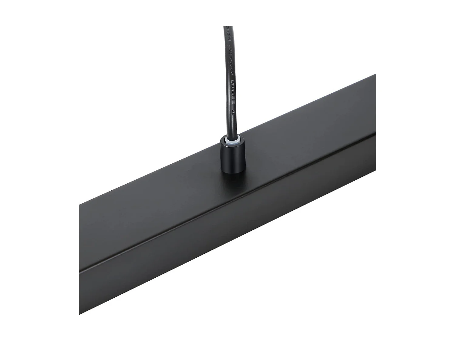 NETTLIFE Lámpara colgante de metal negro Diam.58cm E27 vintage boho rústico en bambú retro con 3 bombillas de ratán de color natural para habitación