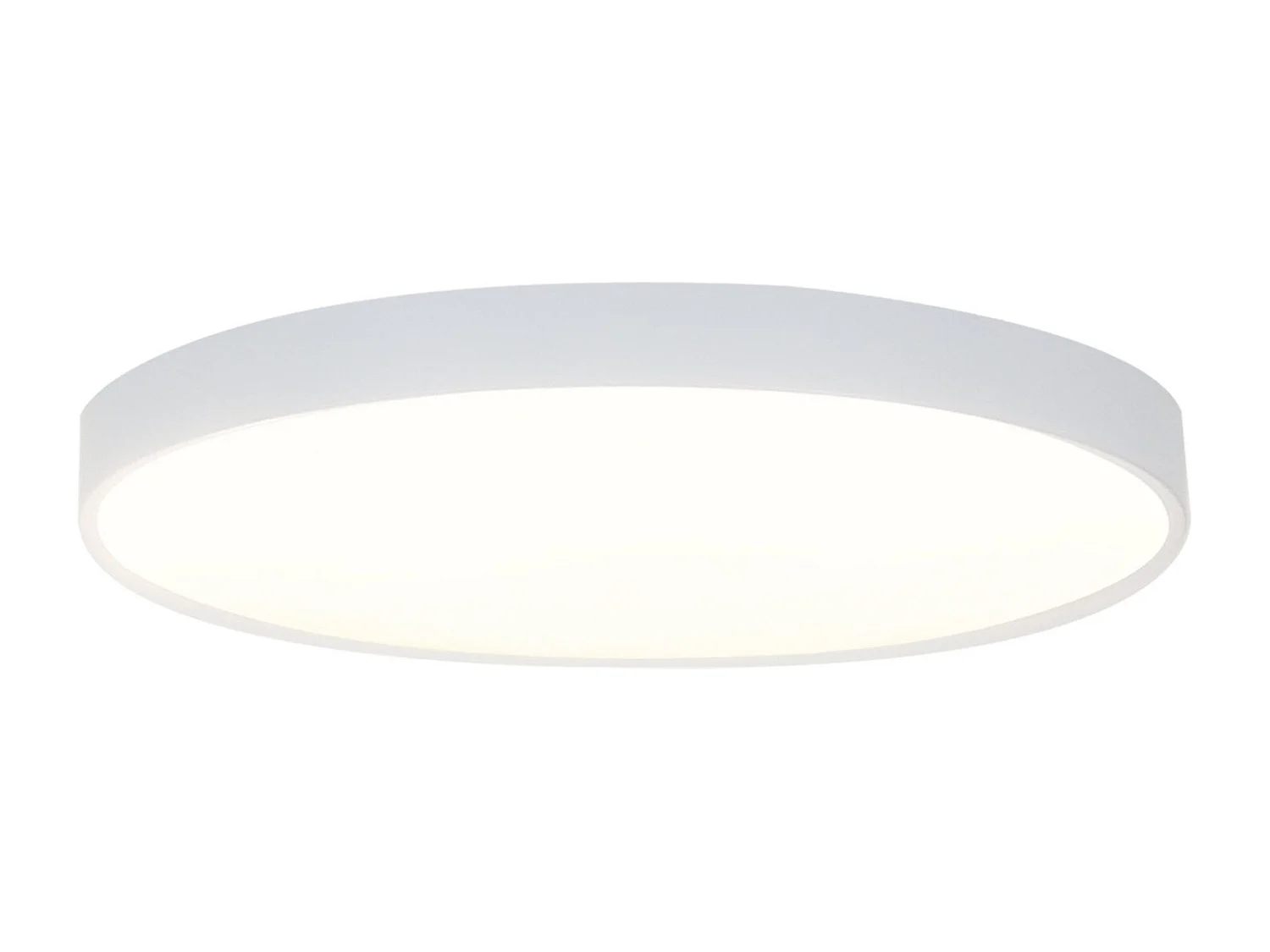 NETTLIFE LED - plafondlamp, 3000K, 28 cm rond, 17W, IP44, plat, voor slaapkamer, badkamer, gang.