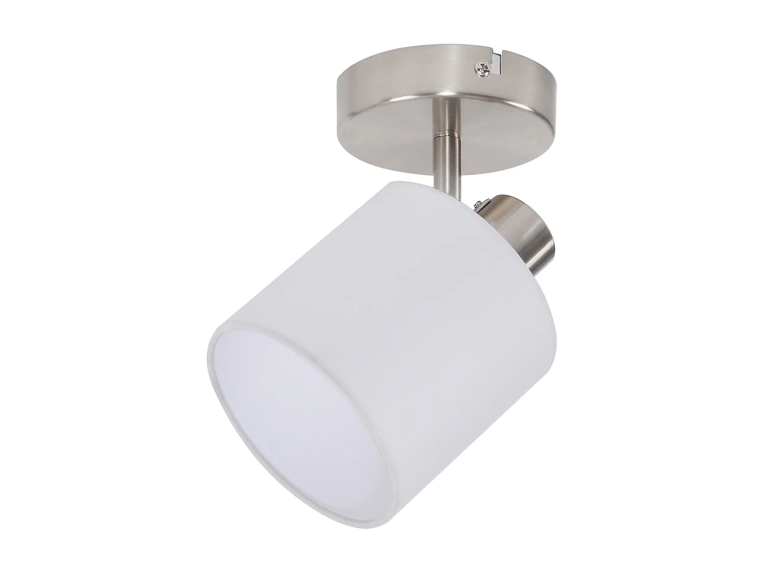 NETTLIFE Spot Orientable 350° E14 Max 40 W Couloir Moderne Nickel Applique Murale Lampe pour Salon Chambre Cuisine