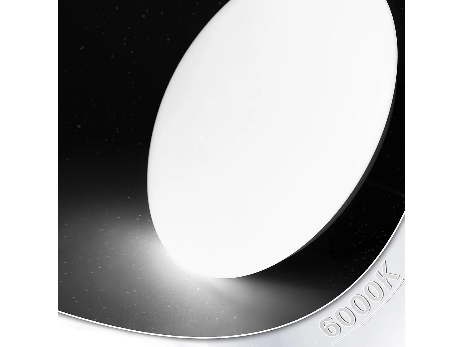 NETTLIFE 2 x Plafonnier LED Cuisine - Chambre Ø 16,5 cm, 6500 K, Blanc Froid, 5 W